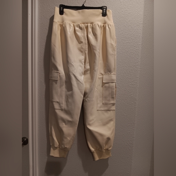 Cinq a Sept  Giles Faux Leather Jogger Pants XL - Picture 10 of 14